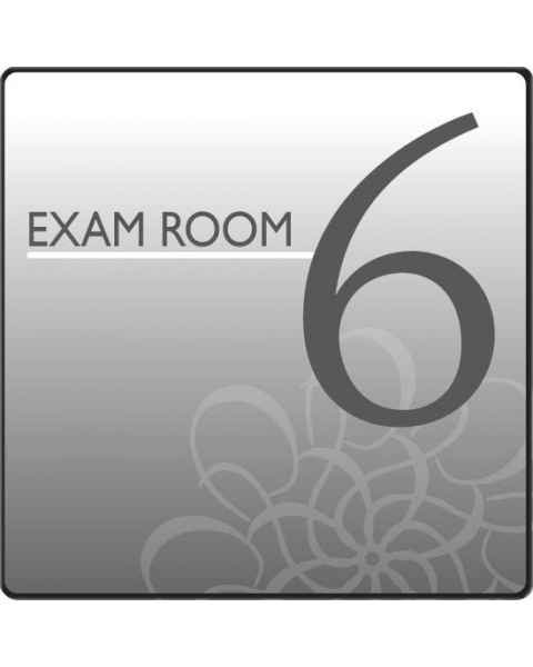 Clinton EX6-S Standard Exam Room Sign 6