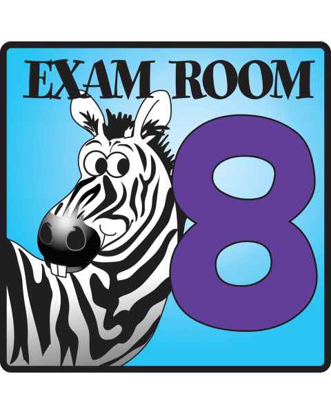 Exam Room 8 Sign