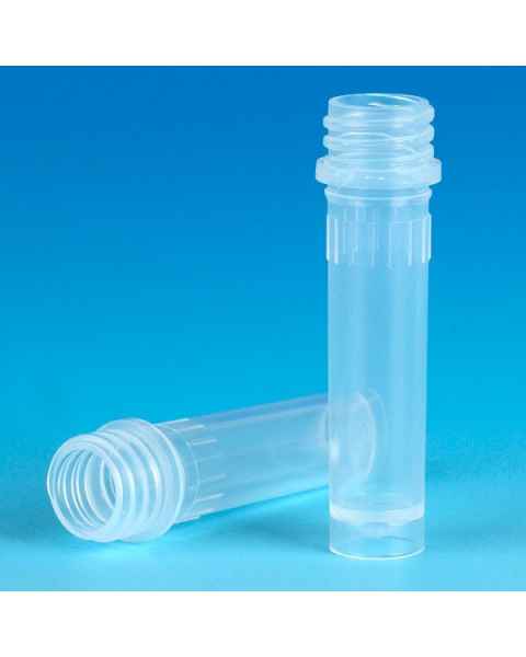 2.0mL Self-Standing Screw Top Microtube with No Cap - Non-Sterile - Polypropylene (PP)