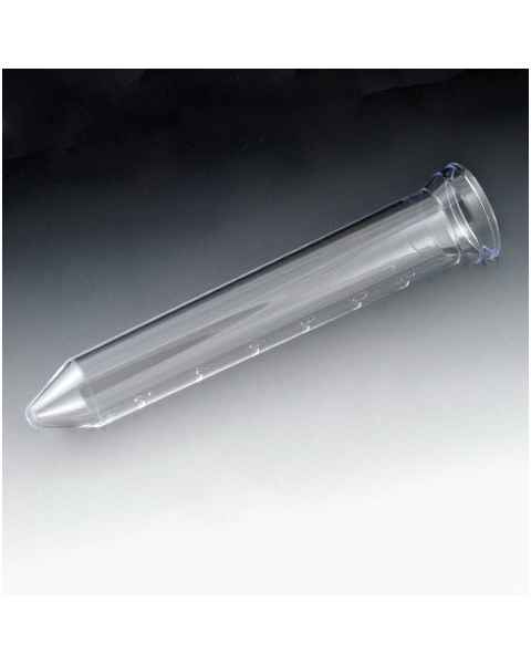 12mL Urine Centrifuge Tube with Flared Top - Graduated - Polystyrene - Conical Bottom