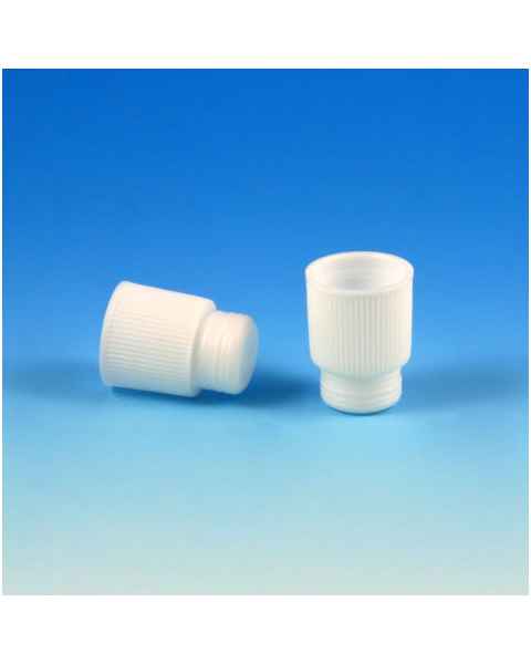 16mm Plug Cap - High Grip - Polyethylene (PE) - White