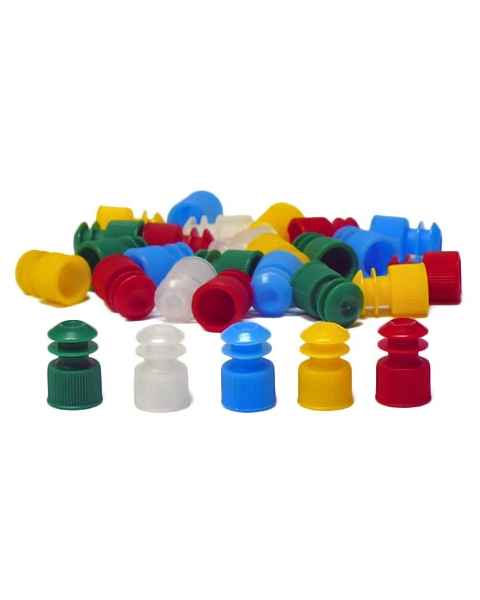 12mm Flanged Plug Cap - Polyethylene