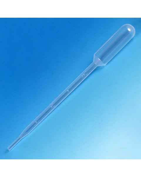 Transfer Pipets - Graduated to 1mL - Capacity 5.0mL - Total Length 145mm - Sterile (Individually Wrapped)