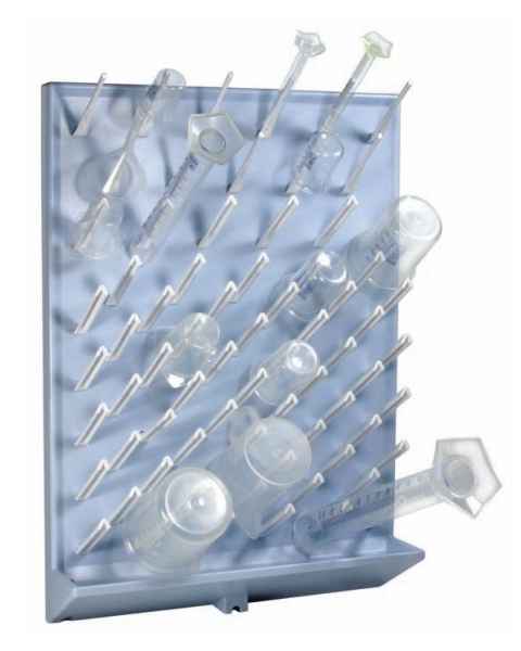 72-Place Drying Rack - High Impact Polystyrene - Removable Pegs