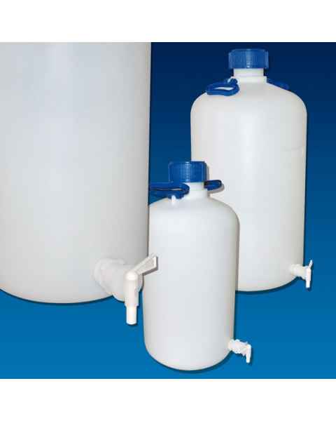 Carboys with Spigot - Heavy-Duty - High-Density Polyethylene