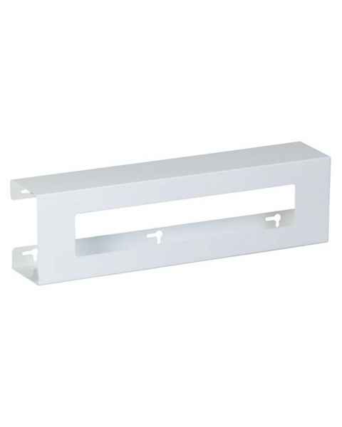 Double Slimline White Steel Glove Box Holder