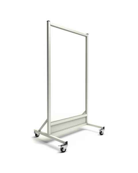 Phillips Safety LB-3060-MRI MRI Safe Mobile Lead Barrier Glass Window Size 60" H x 30" W