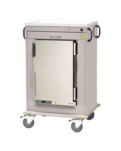 Harloff Model MH4100B Malignant Hyperthermia Cart with 1.8 Cubic Feet Follett Refrigerator, One Drawer, & Breakaway Lock