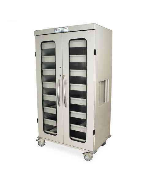 Harloff MS-IOL1680 High Volume IntraOcular Lens Storage Cart with Key Lock, 1680 Capacity