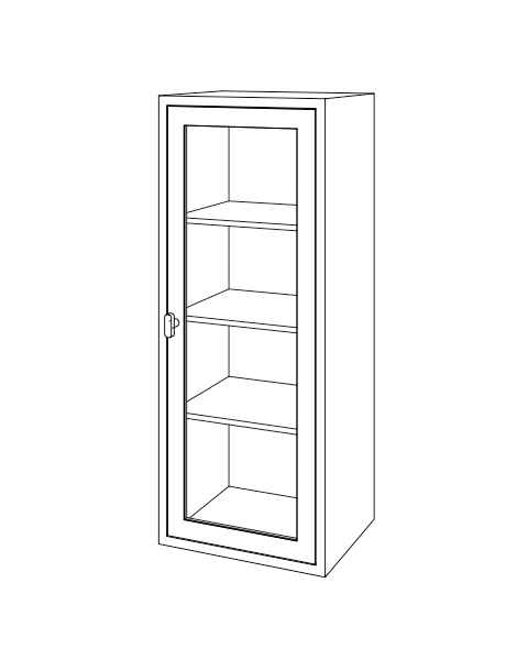 Miscellaneous Supply Cabinet - 24 1/8"W x 18"D x 60"H