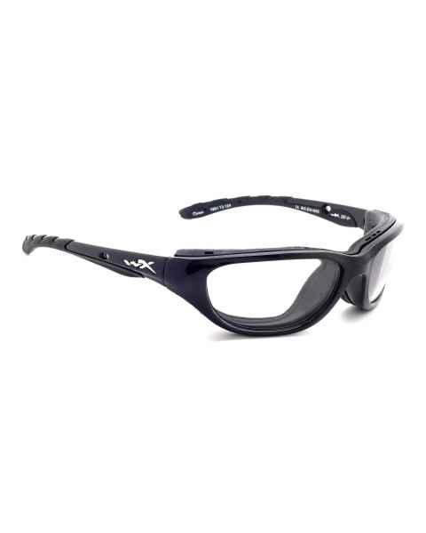 Airrage Wiley-X Nylon Wrap Around Radiation Glasses - Gloss Black 696F
