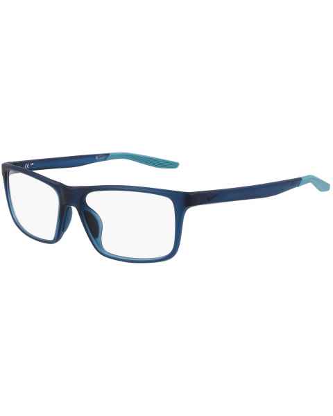 Phillips Safety Nike 7272 Radiation Glasses - Matte Space Blue 440 (Left Angle View)