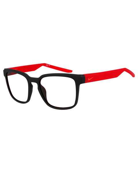 Nike Livefree Iconic Radiation Glasses - Matte Black/Red EV24012-010 (Left Angle View)