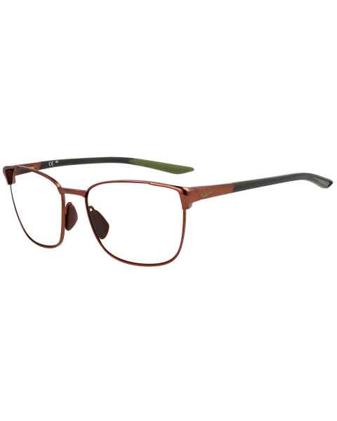 Phillips Safety Nike Metal Fusion Radiation Glasses - Satin Walnut FV2377-215 (Left Angle View)