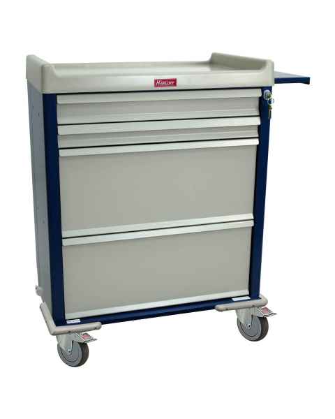 Harloff SL100DSPN Standard Line DISPILL® Compatible Medication Cart with Key Lock, without Internal Narcotics Box