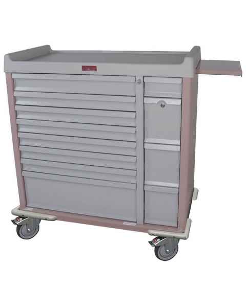 Harloff SL294BOX Standard Line 294 Unit-Dose Box Medication Cart with Key Locks