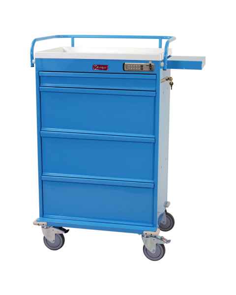 Harloff VLT150EMOT Value Line MOT® Compatible Medication Cart with Basic Electronic Pushbutton Lock