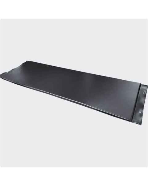 David Scott 80" L x 30" W Standard X-Ray Table Pad - High Density Foam, Black Vinyl Cover, with Grommets