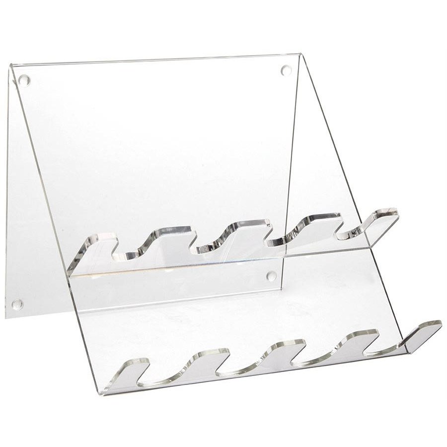 Pipettor Stand 4-Place Clear Acrylic Heathrow Scientific HS206204