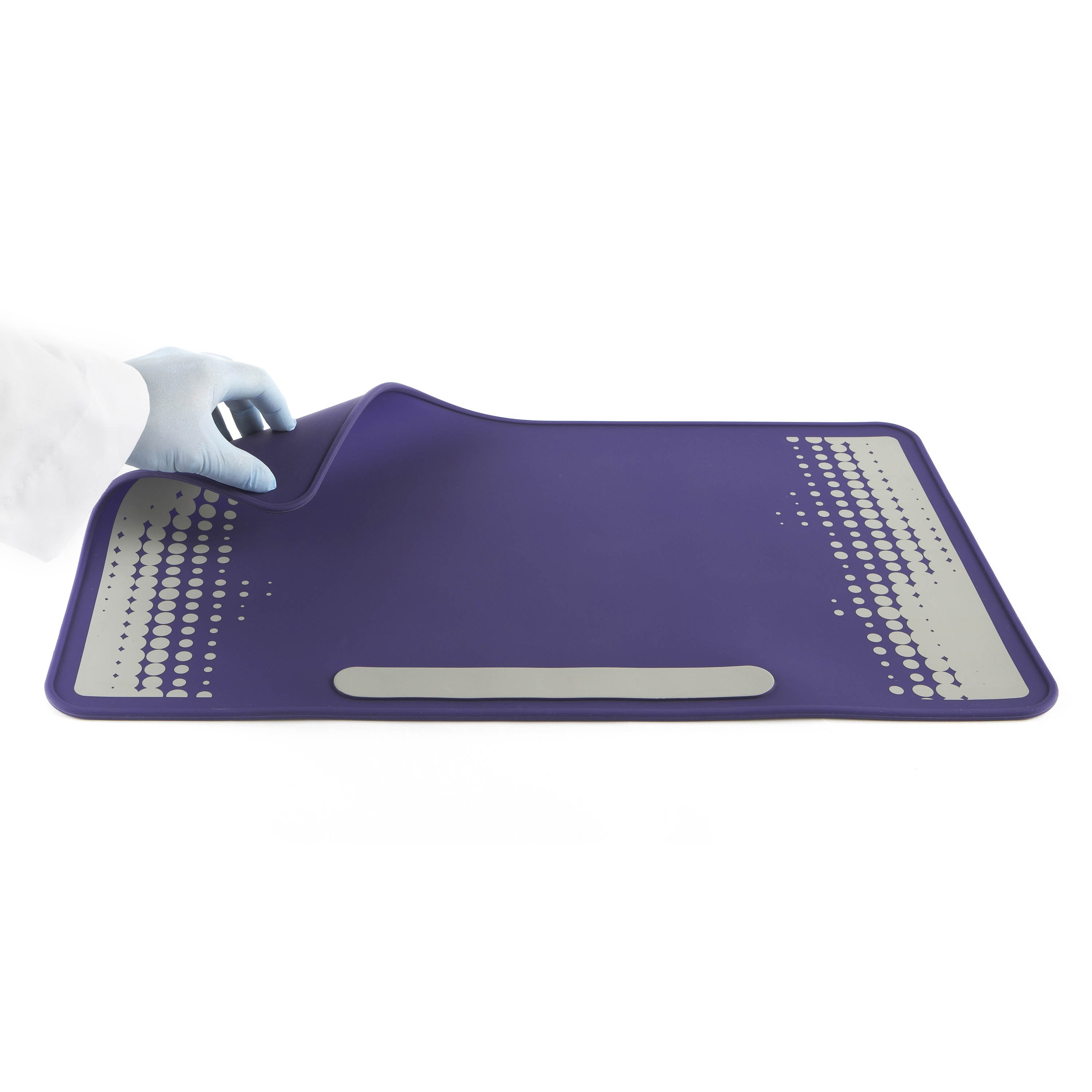 Silicone Lab Mat, Purple-Purple/Grey