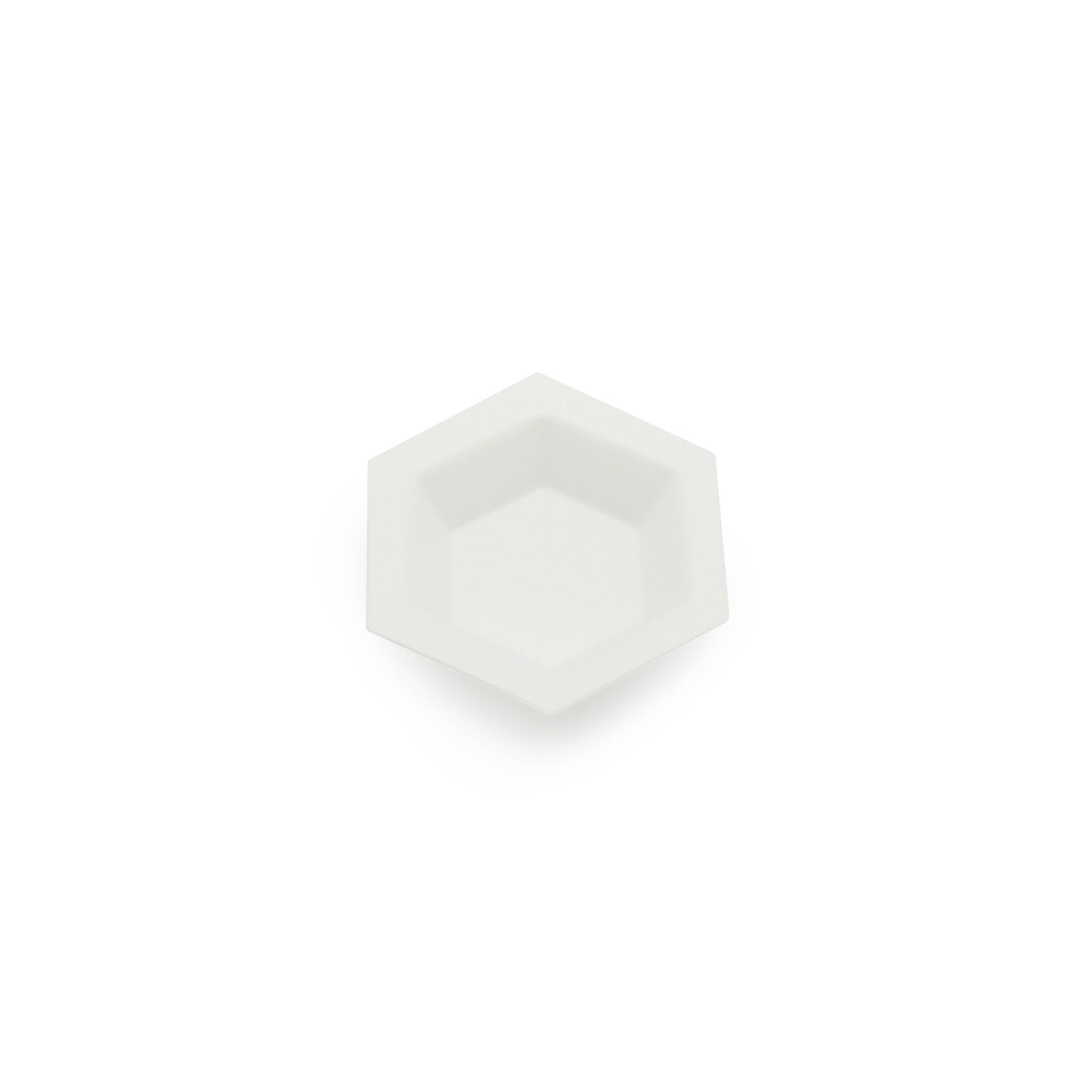 Sterile Hexagonal Weighing Boat - White, Antistatic, Small 6mL