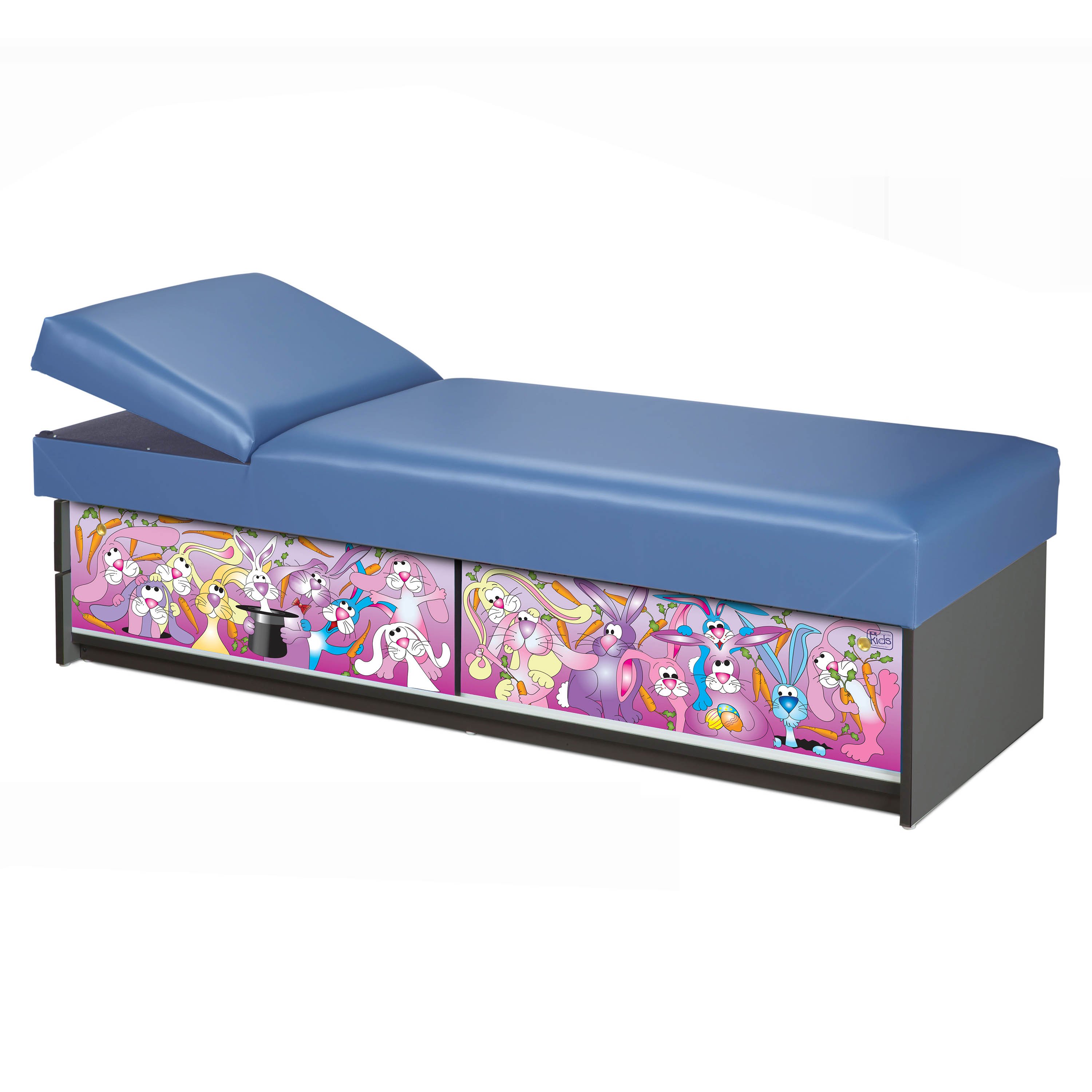 Clinton Bonkers for Bunnies Kid Couch with Sliding Doors & Adjustable Pillow Wedge Headrest