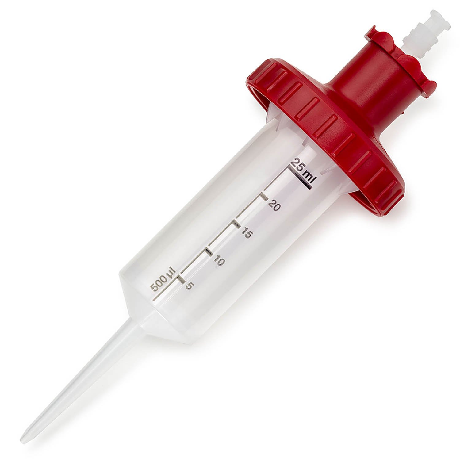 Dispenser Syringe Tips for Repeat Volume Pipettors - 25mL (With 4 Adapters)