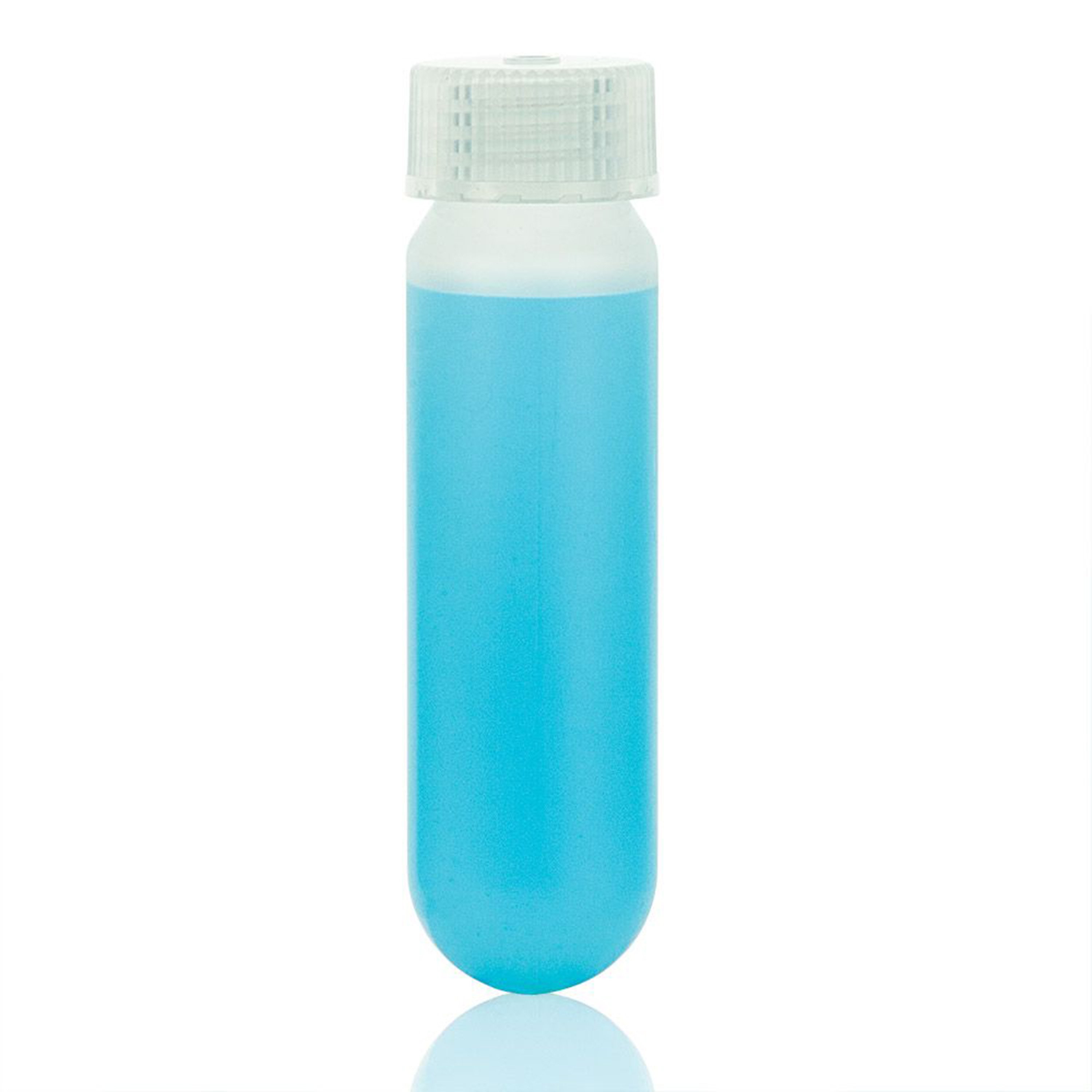 Oak Ridge Style Centrifuge Tube with Attached Screw Cap, Round Bottom, Polypropylene - 50 mL