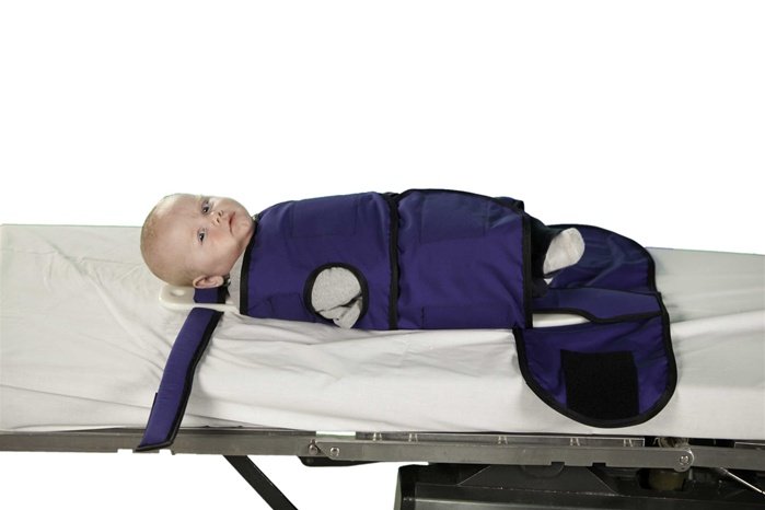 Papoose Board Radiolucent MRI Safe Papoose Board Restraint Small