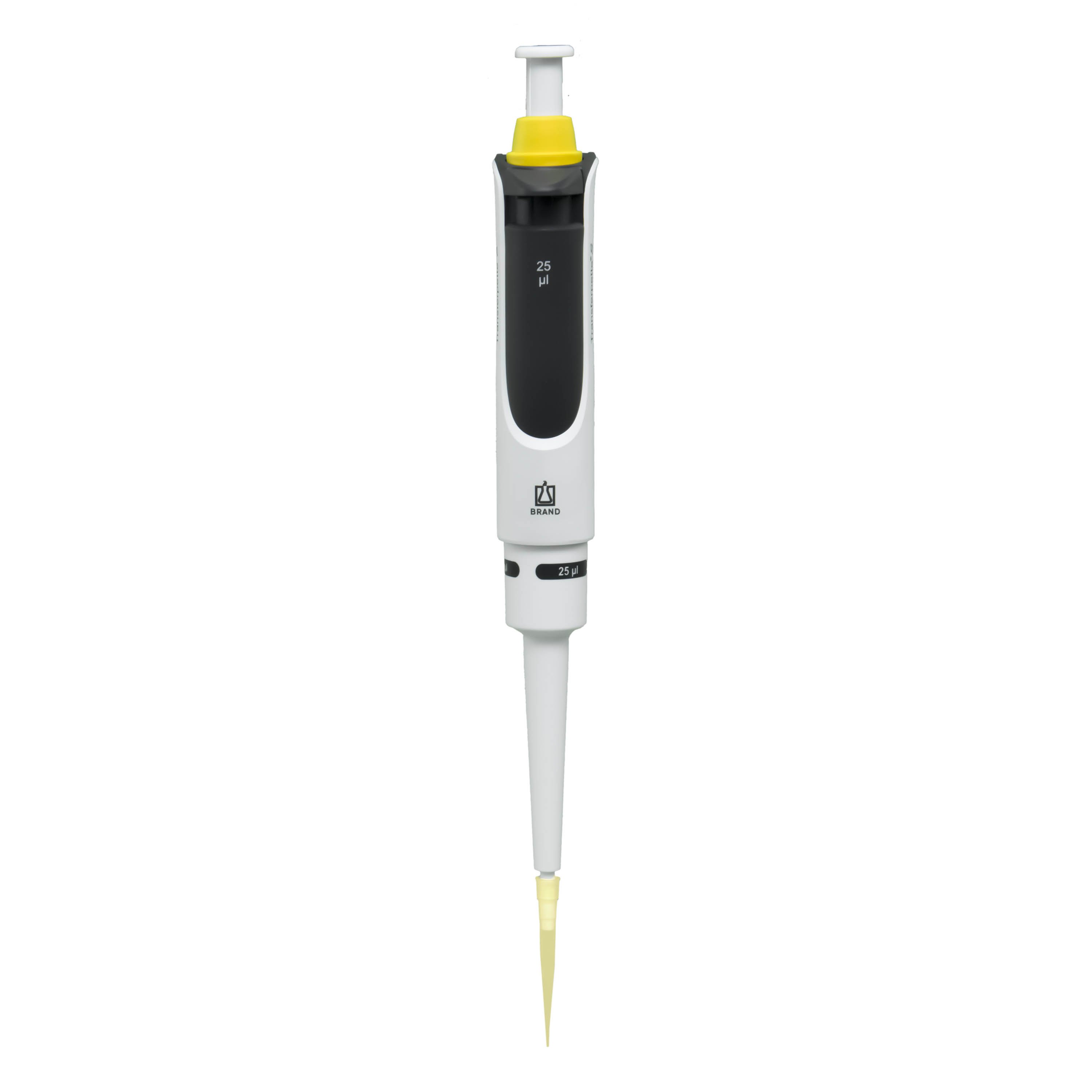 BrandTech Transferpette S Pipette Model F-25 - Single Channel Fixed Volume 25uL