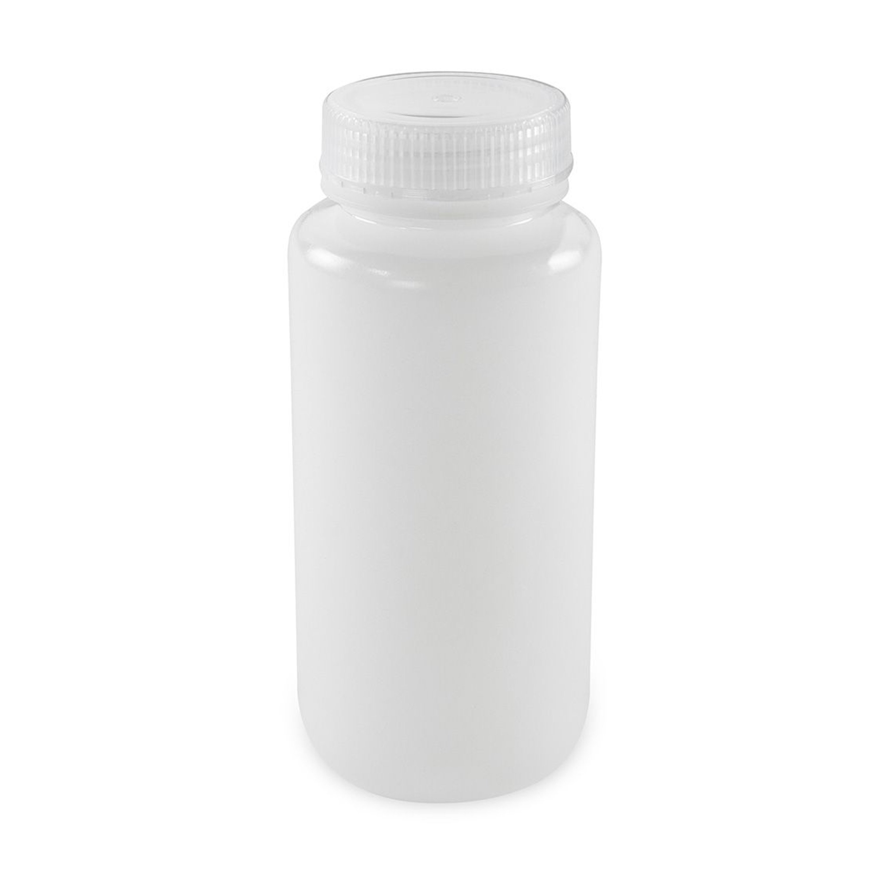 Diamond® Essentials™ Bulk Wide Mouth, Round, HDPE Bottles with PP Cap - 500mL (Case of 125)