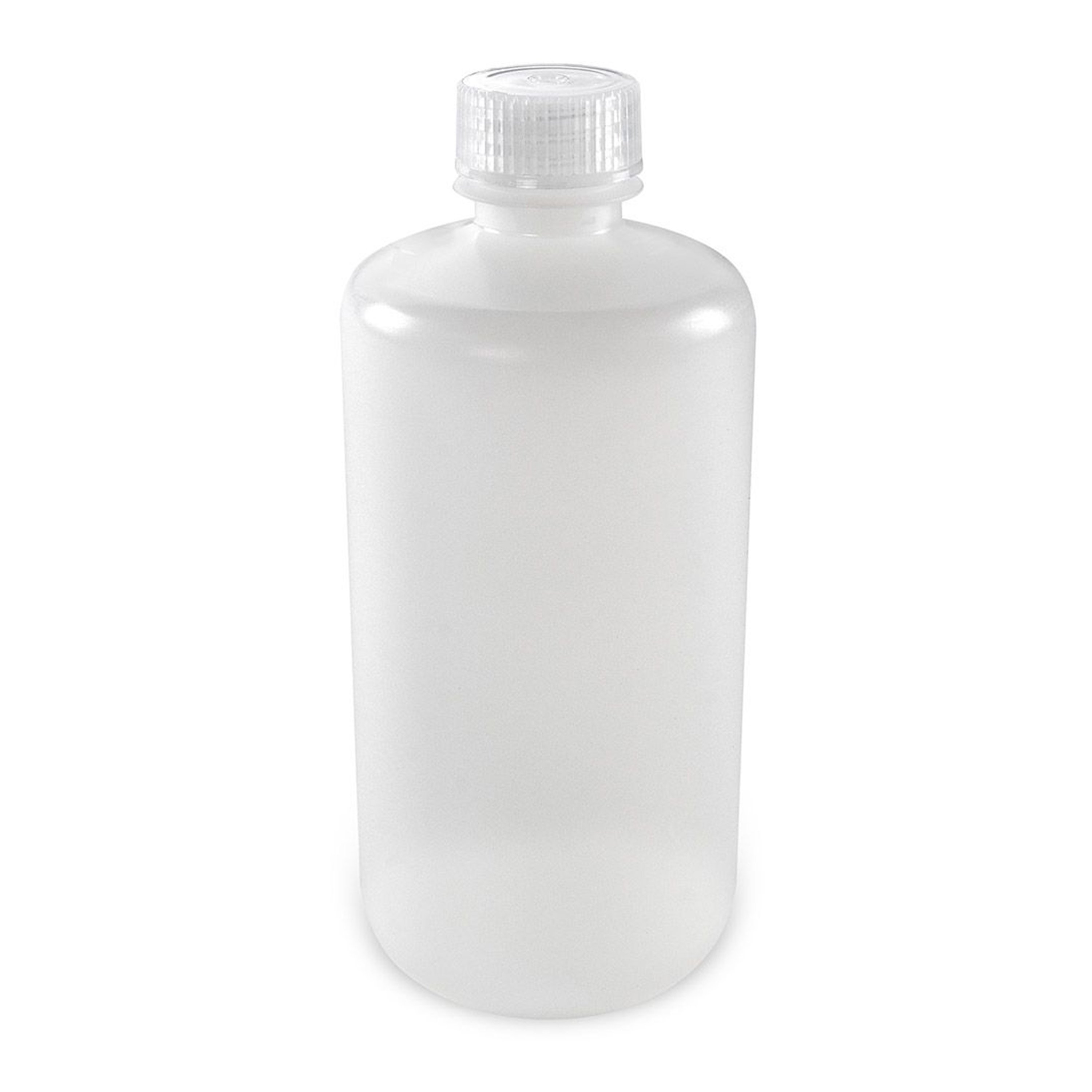 Diamond® Essentials™ Bulk Narrow Mouth, Boston Round, HDPE Bottles with PP Cap - 500mL (Case of 125)