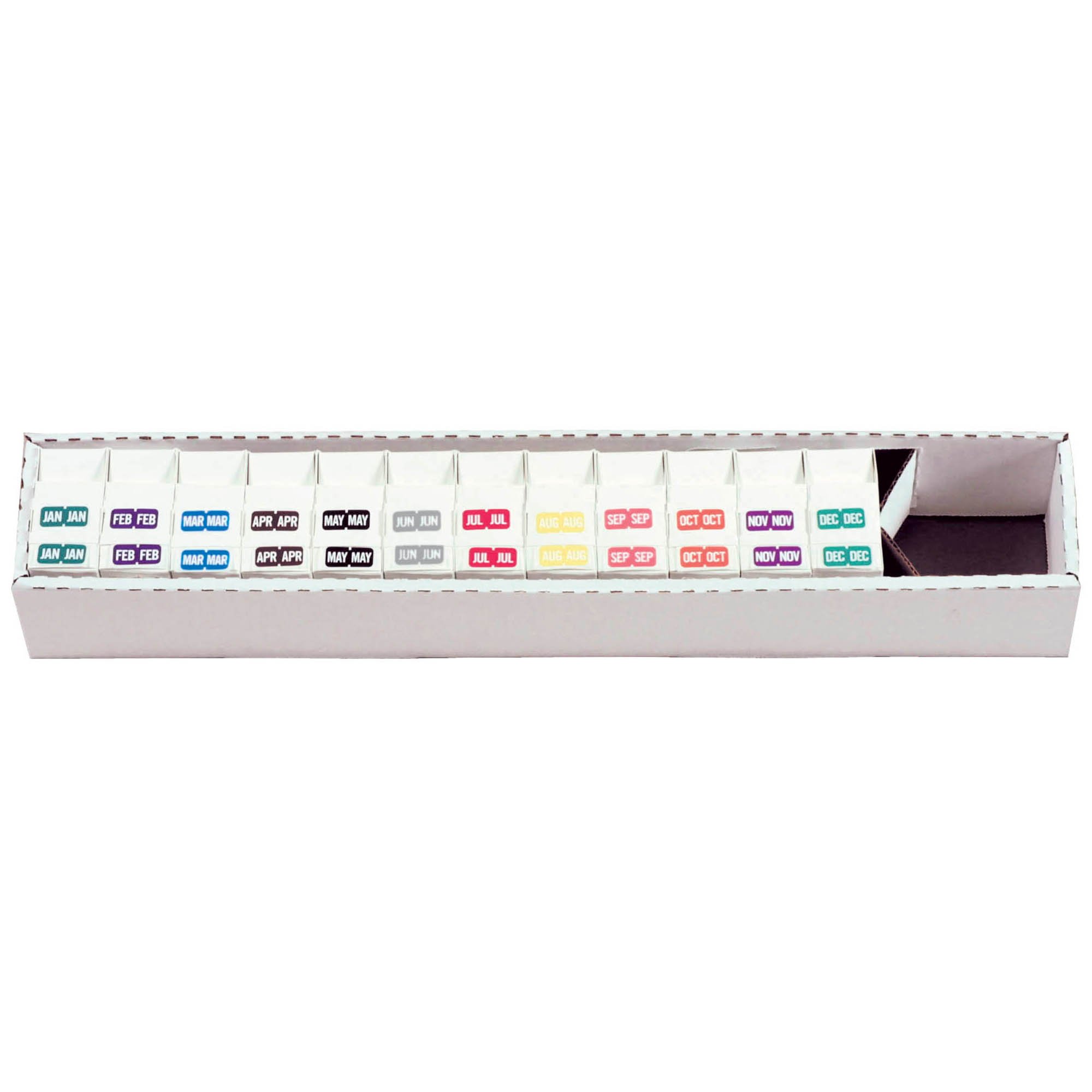 Tab Products 1279 Match A1279 Series Month Code Roll Labels - Set of Jan to Dec