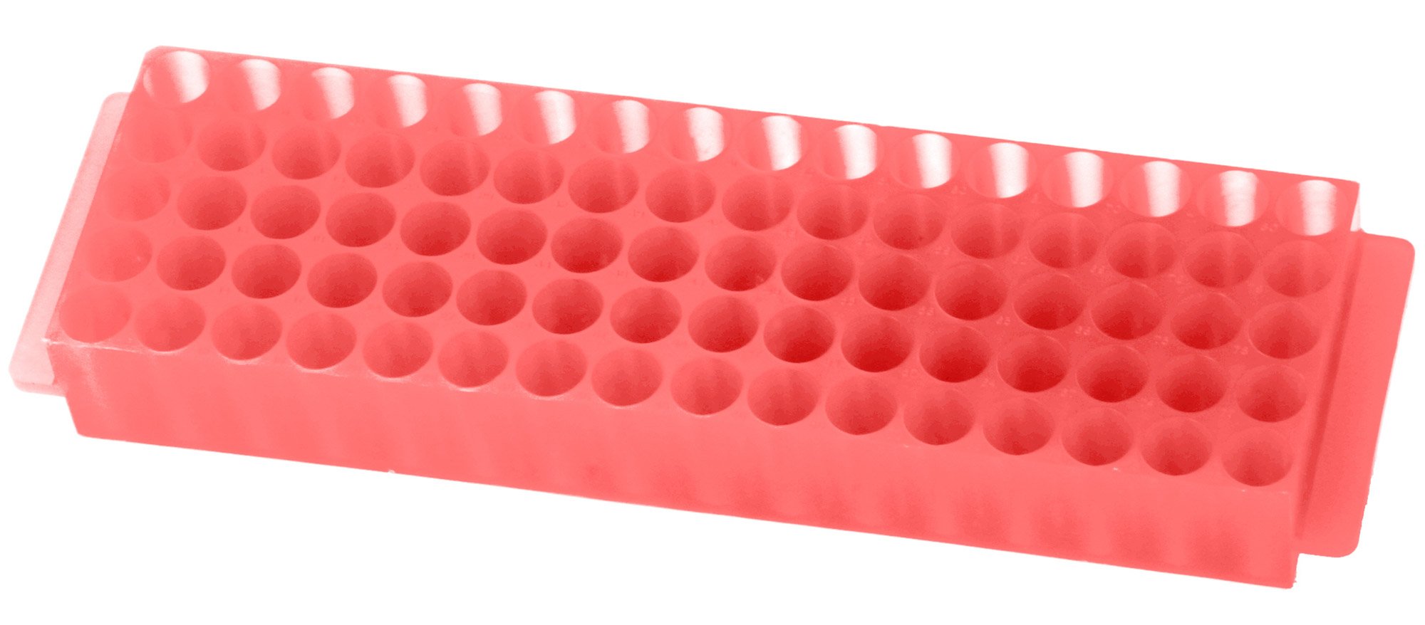 80-Well Microcentrifuge Tube Rack - Pink