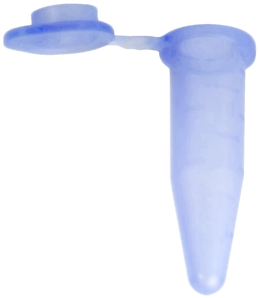 1.5mL G-Tube Flat Top Microcentrifuge Tube - Blue