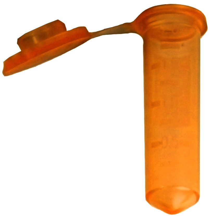 2.0mL G-Tube Flat Top Microcentrifuge Tube - Orange