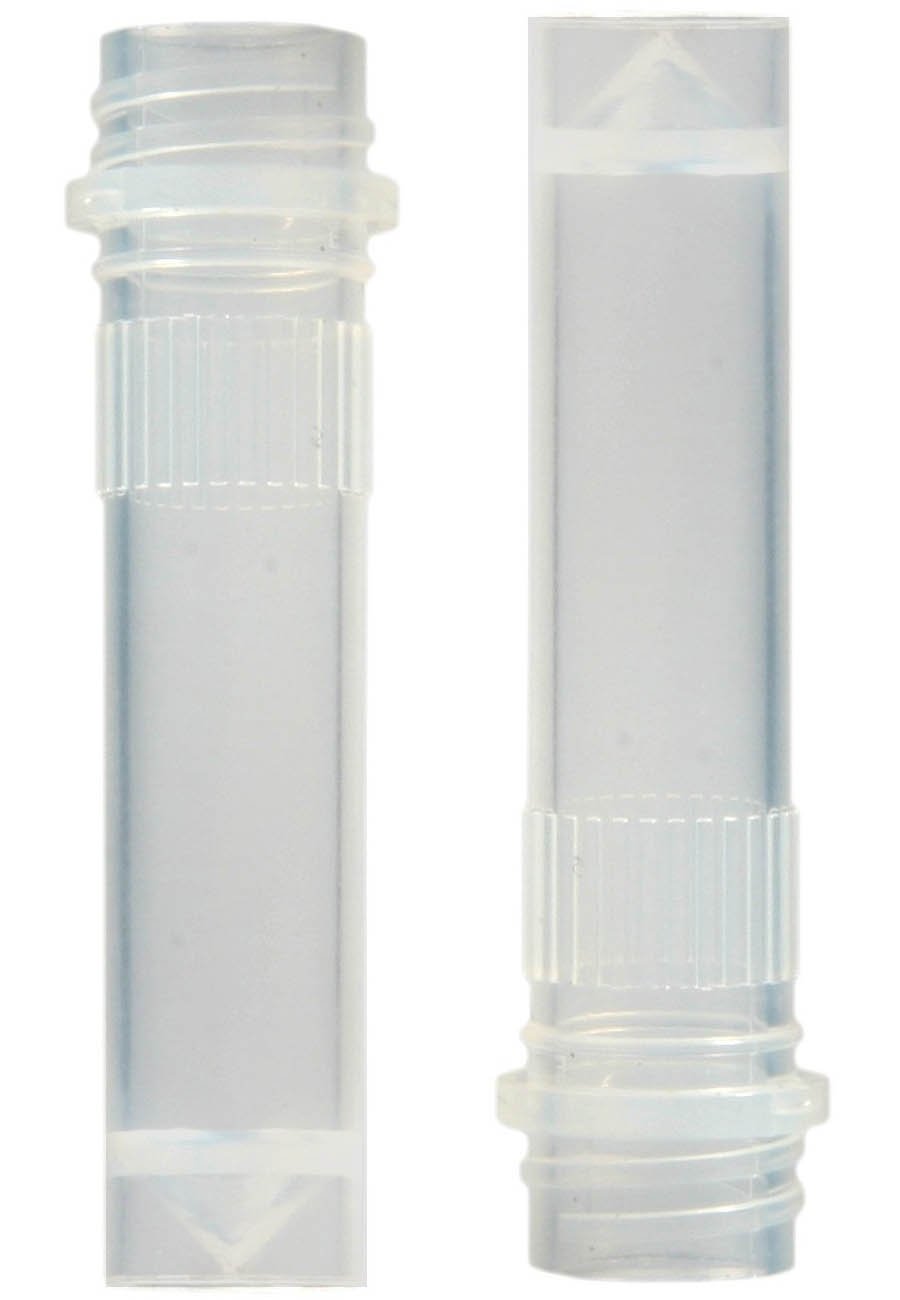 2.0mL Screw-Cap Conical Microcentrifuge Tube with Skirt - Without Cap - Polypropylene - Natural