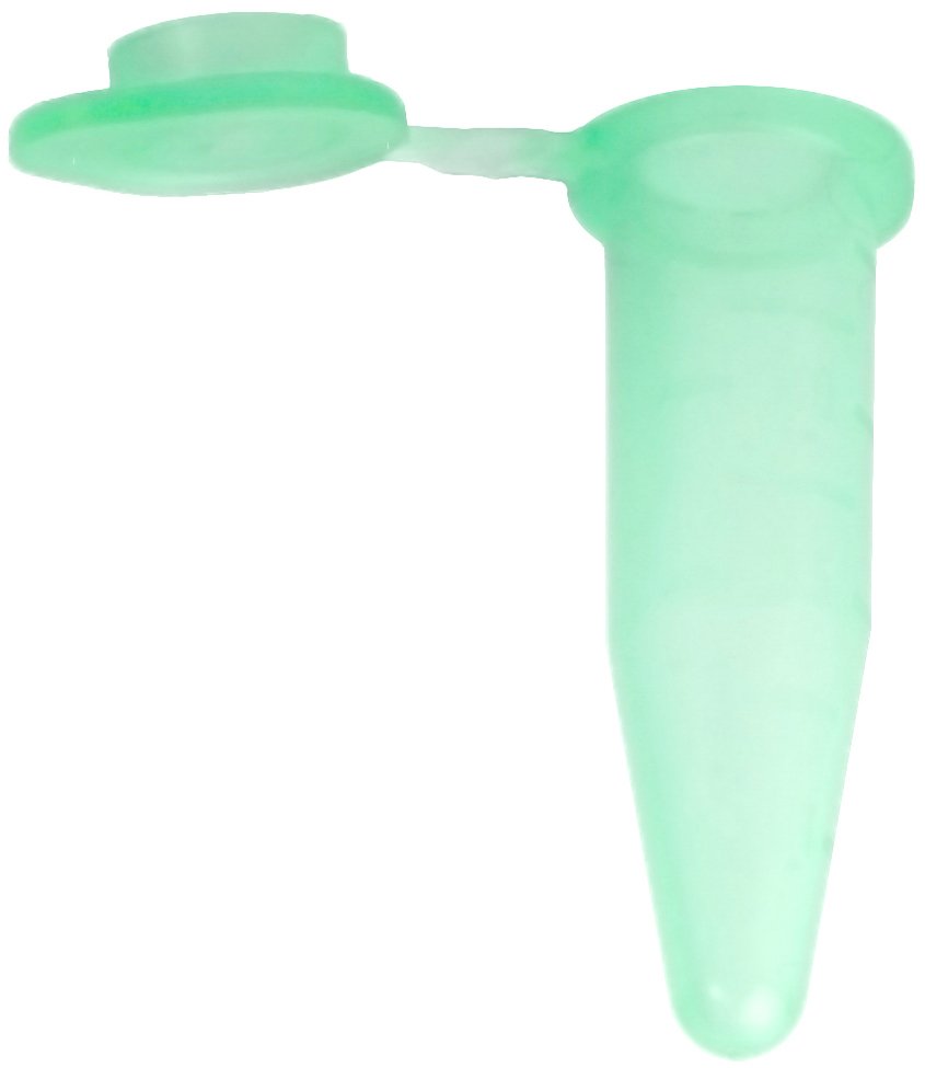 1.5mL Flat Top Microcentrifuge Tube - Green