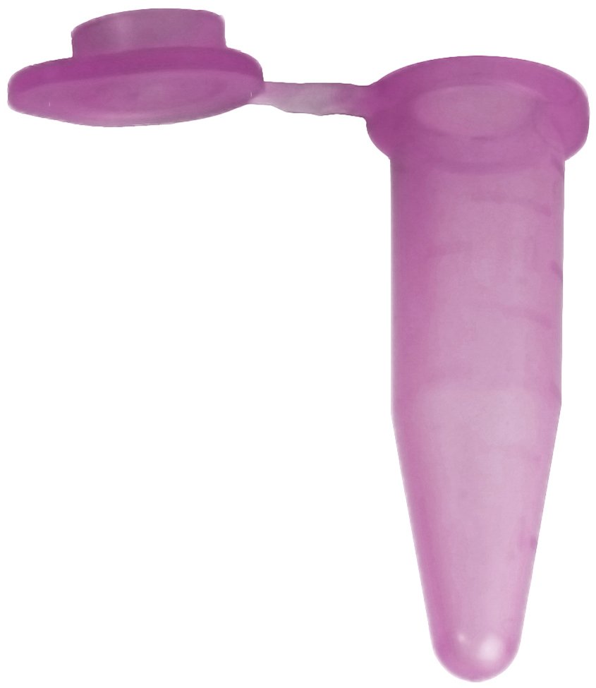 0.5mL Flat Top Microcentrifuge Tube - Lavender