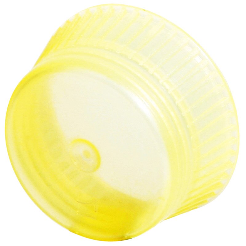 Uni-Flex Safety Caps for 10mm Blood Collecting & Culture Tubes - Yellow