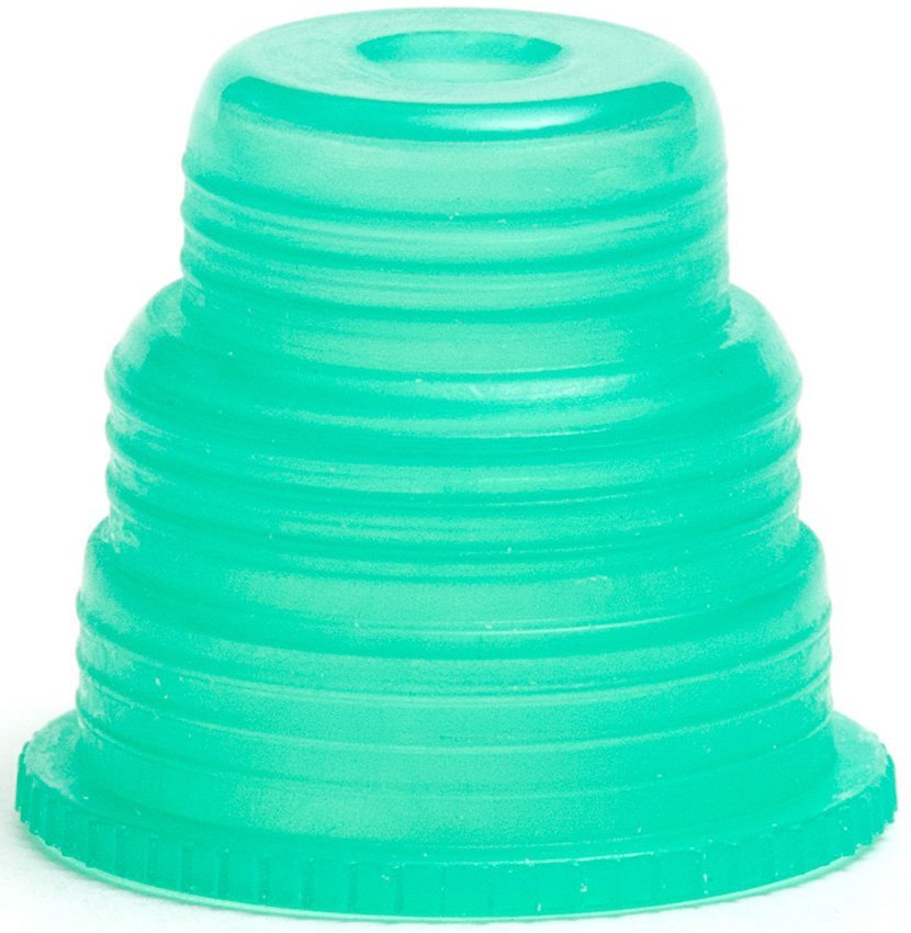 Hexa-Flex Safety Caps For 10mm, 12mm, 13mm, 16mm and 18mm Blood Collection and Culture Tubes - Green