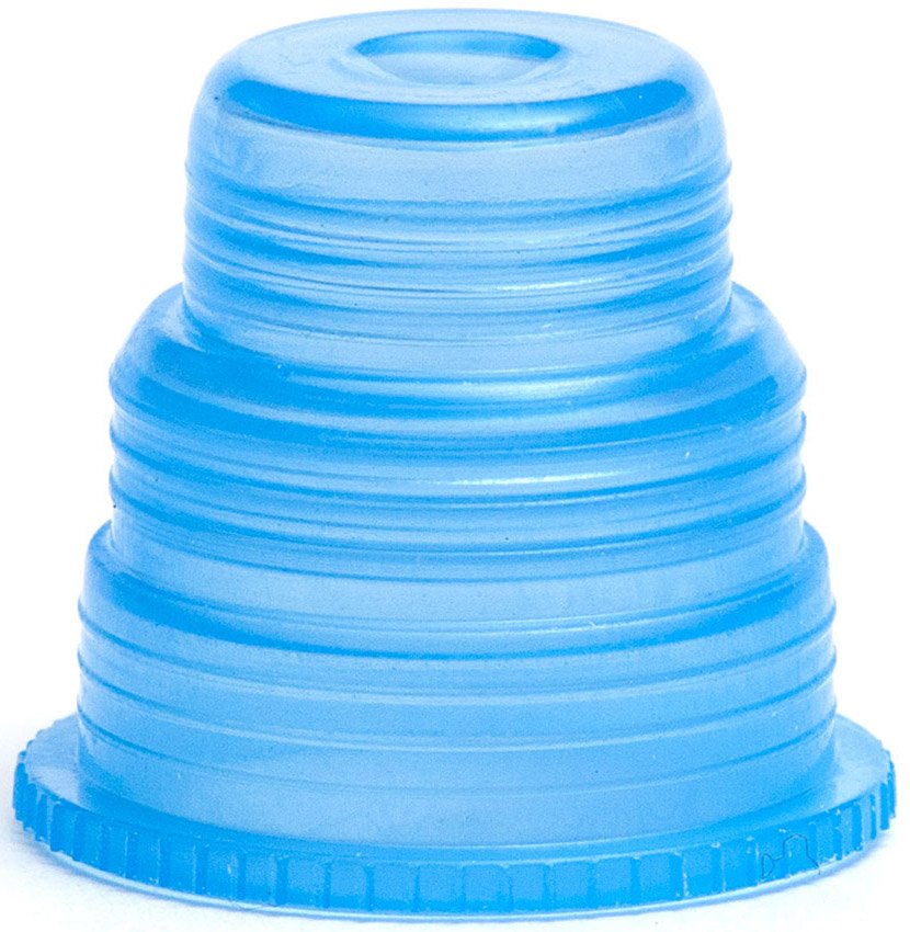 Hexa-Flex Safety Caps For 10mm, 12mm, 13mm, 16mm and 18mm Blood Collection and Culture Tubes - Blue