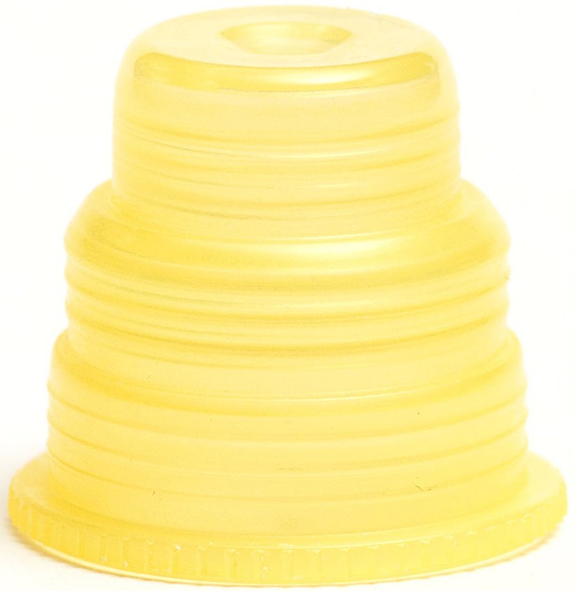Hexa-Flex Safety Caps For 10mm, 12mm, 13mm, 16mm and 18mm Blood Collection and Culture Tubes - Yellow
