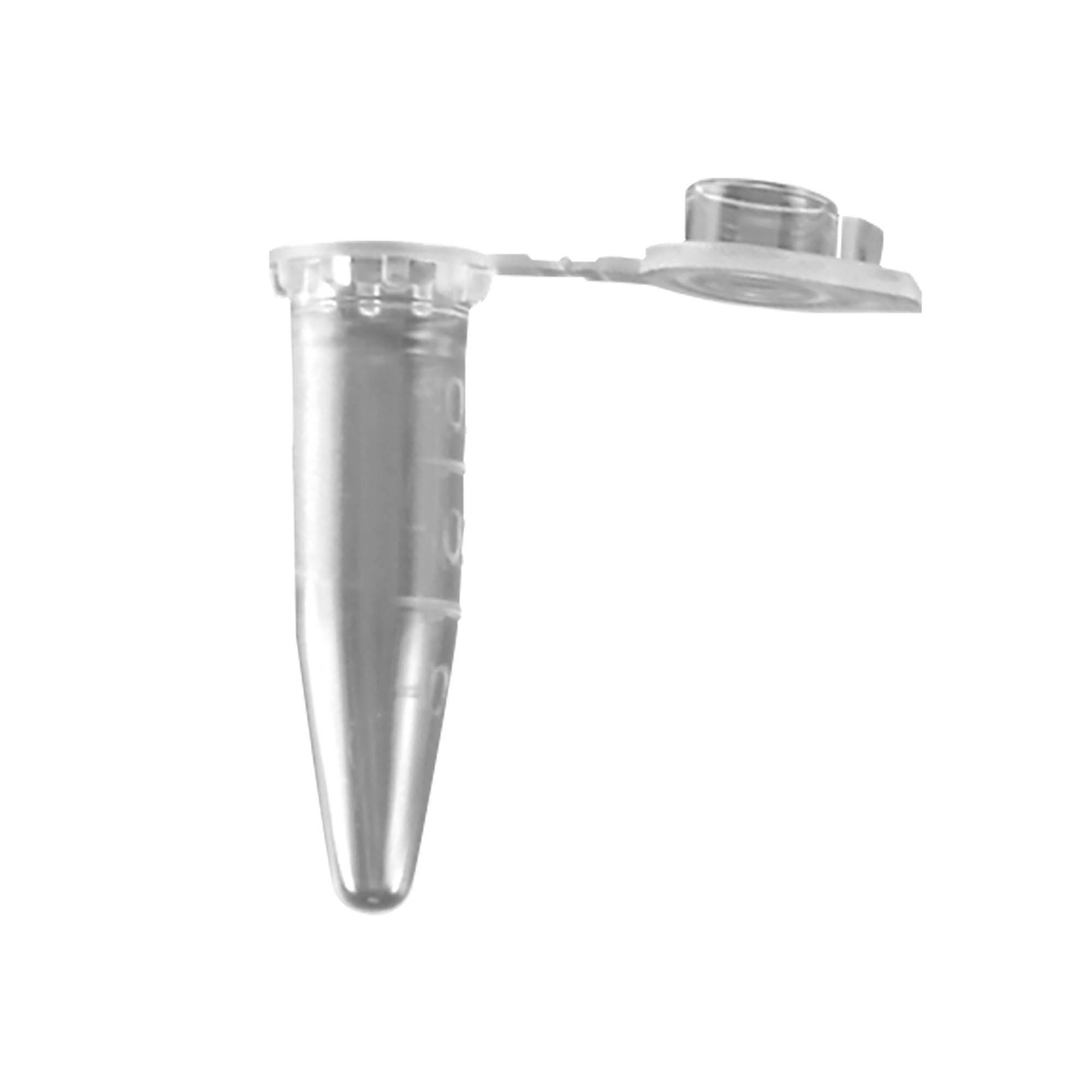 Microcentrifuge Tube with Locktop Style Cap - 0.5mL, Pack of 1000