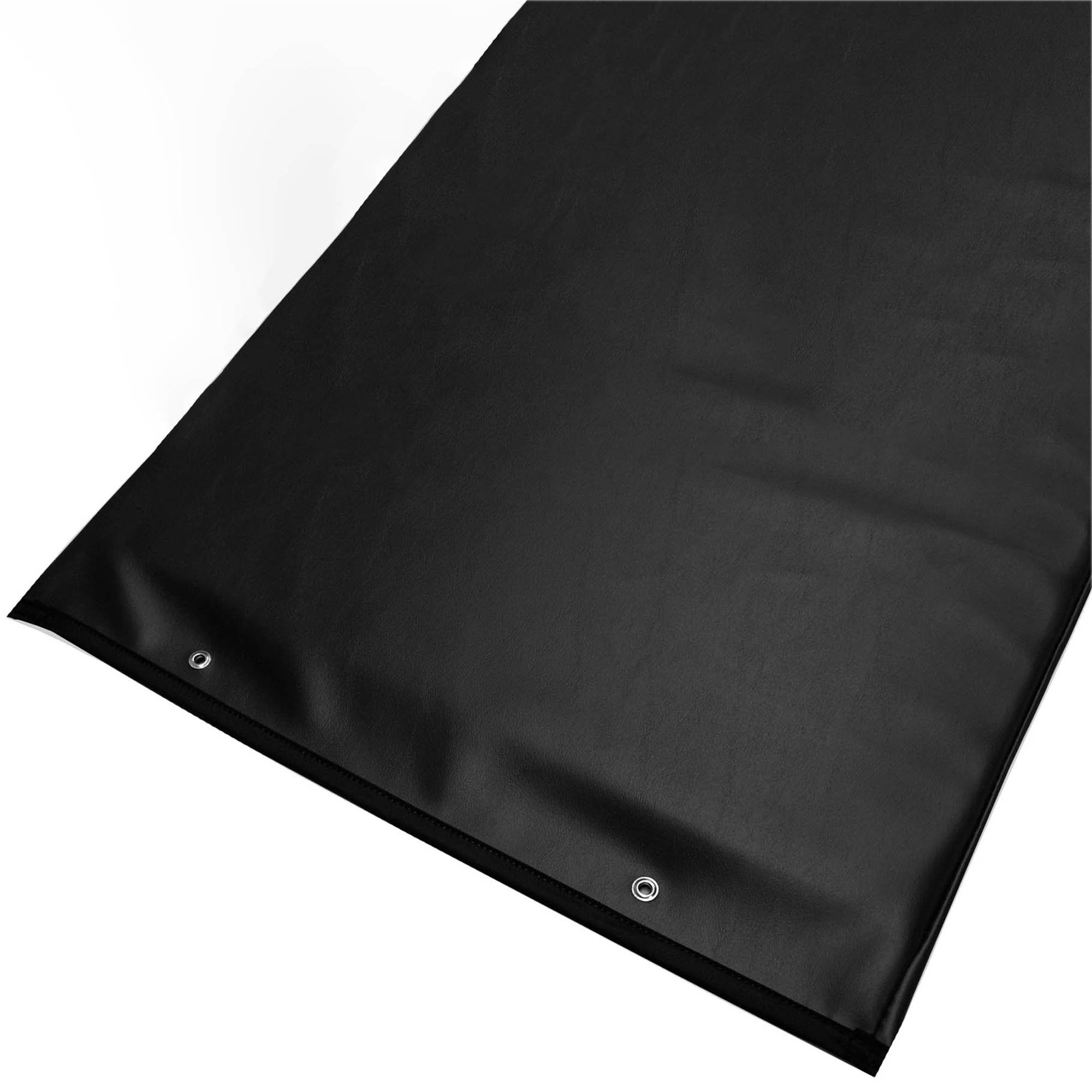 Standard Plus Radiolucent X-Ray Comfort Foam Table Pad - Black Vinyl, With Grommets 80