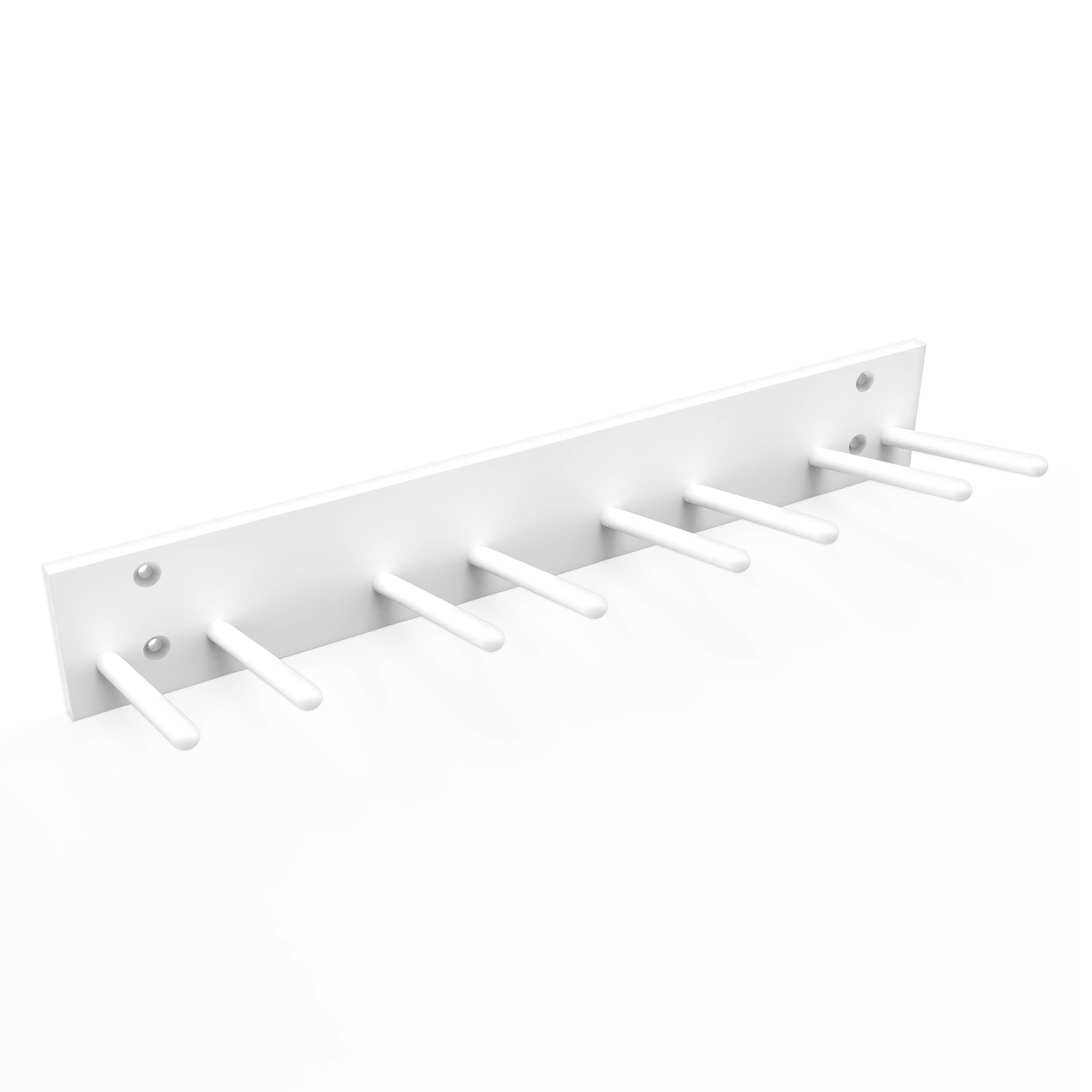 Wall Mounted Peg Style Lead Apron Rack - 8 Pegs