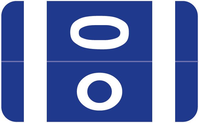 Smead Alpha-Z ACC Match SMAM Series Alpha Roll Labels - Letter O - Dark Blue