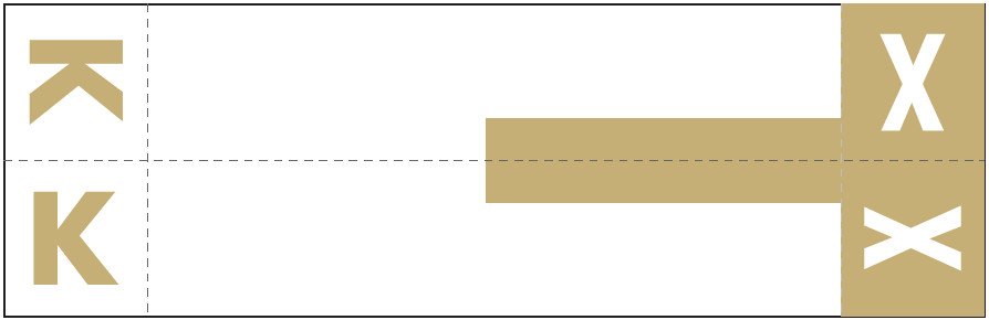 Smead NCC Match SNCC Series Alpha Sheet Labels - Letter K & X - Light Brown