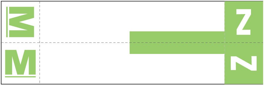 Smead NCC Match SNCC Series Alpha Sheet Labels - Letter M & Z - Light Green