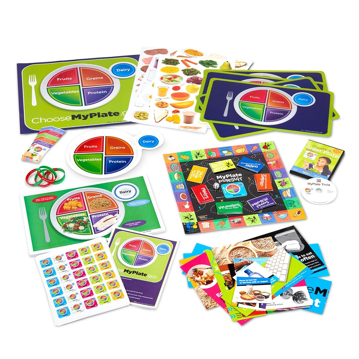 Nasco Life/form Complete MyPlate Food Replica Kit